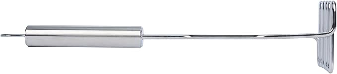 Restaurantware-German Standard Wire Mashers With Ergonomic Handle, 24 Heavy-Duty Potato Mashers - Dishwashable, Durable, Stainless Steel Food Mashing Tool, For Avocado, Beans, Sweet Potatoes, And More