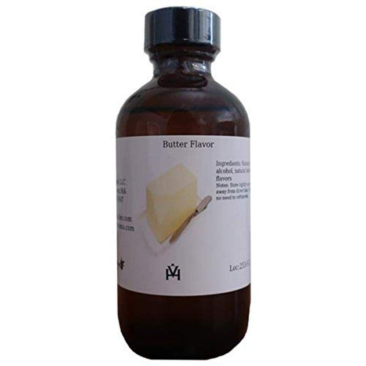 Butter Flavoring Extract, OliveNation Butter Extract - PG Free, Natural, Sugar Free, Non-GMO, Gluten Free, Kosher - 4 oz