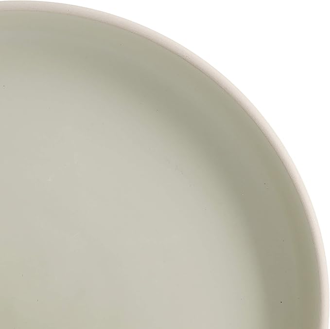 Gibson Home Zuma 16 Piece Round Kitchen Dinnerware Set, Dishes, Plates, Bowls, Mugs, Service for 4, Matte Stoneware, Cream