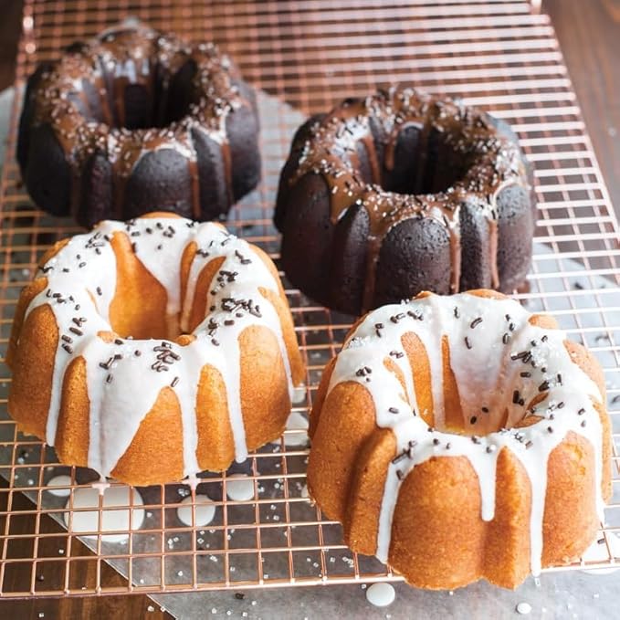 Nordic Ware Formed Bundt, 3 Cup, Twilight Blue