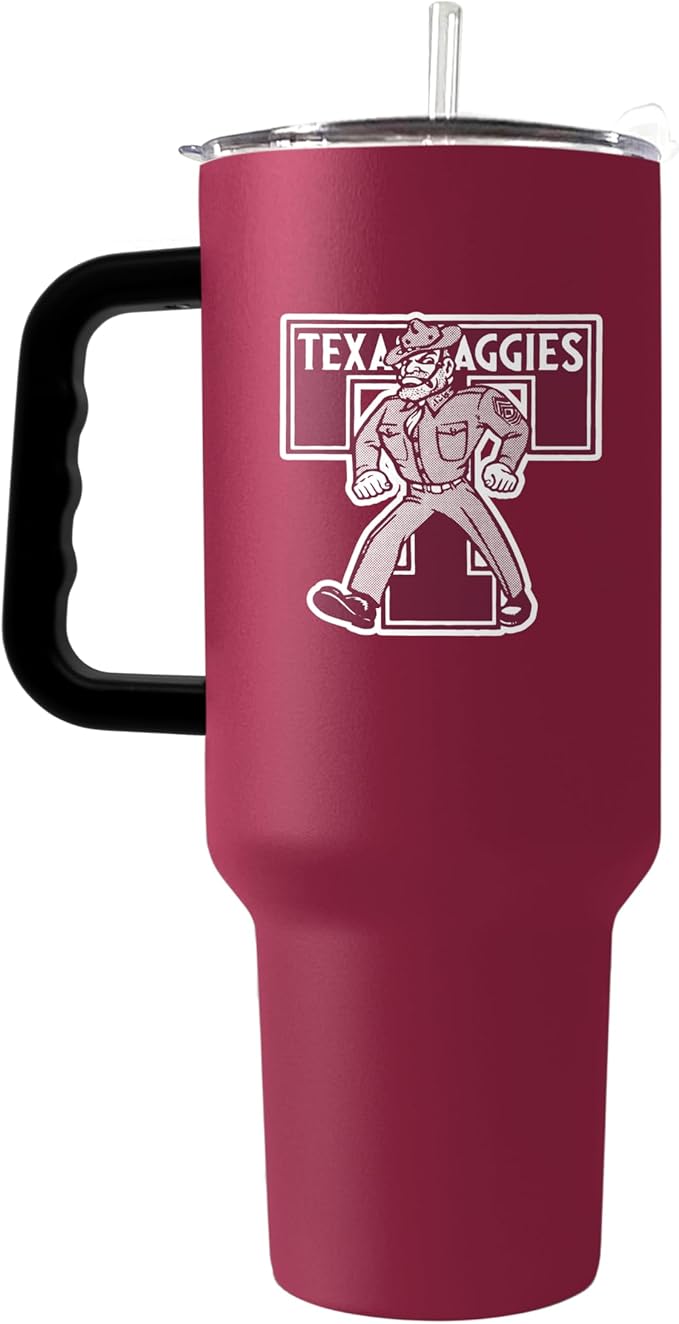 Logo Brands NCAA unisex-adult S40PT 40oz Handle Tumbler