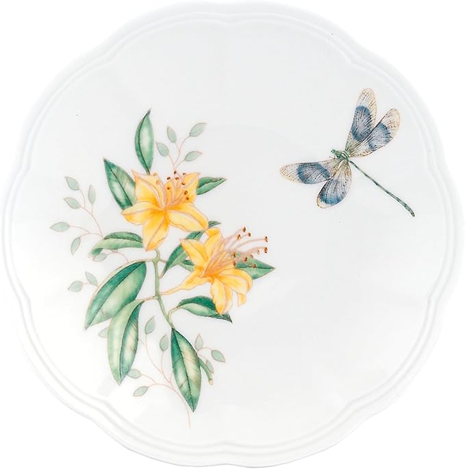 Lenox 6101810 Butterfly Meadow Tidbit Plate white body
