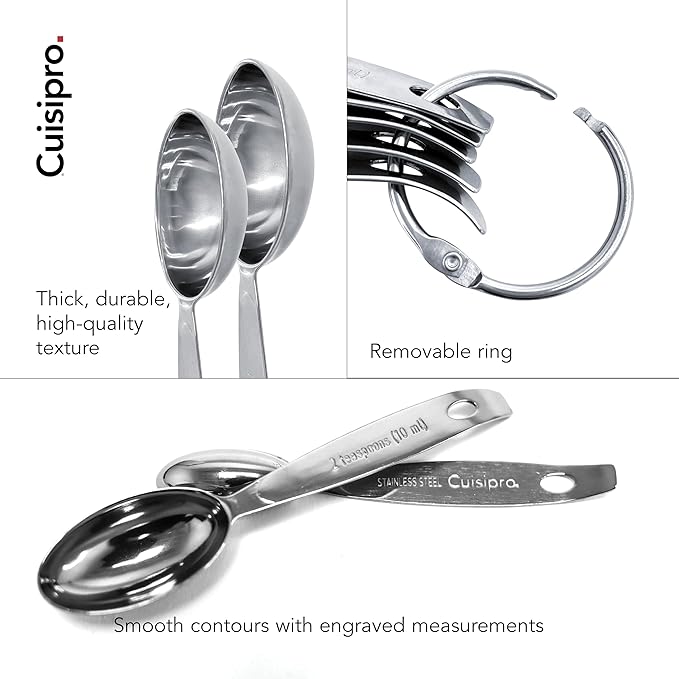 CUISIPRO Odd-Size Measuring Spoon SS 5pc Set
