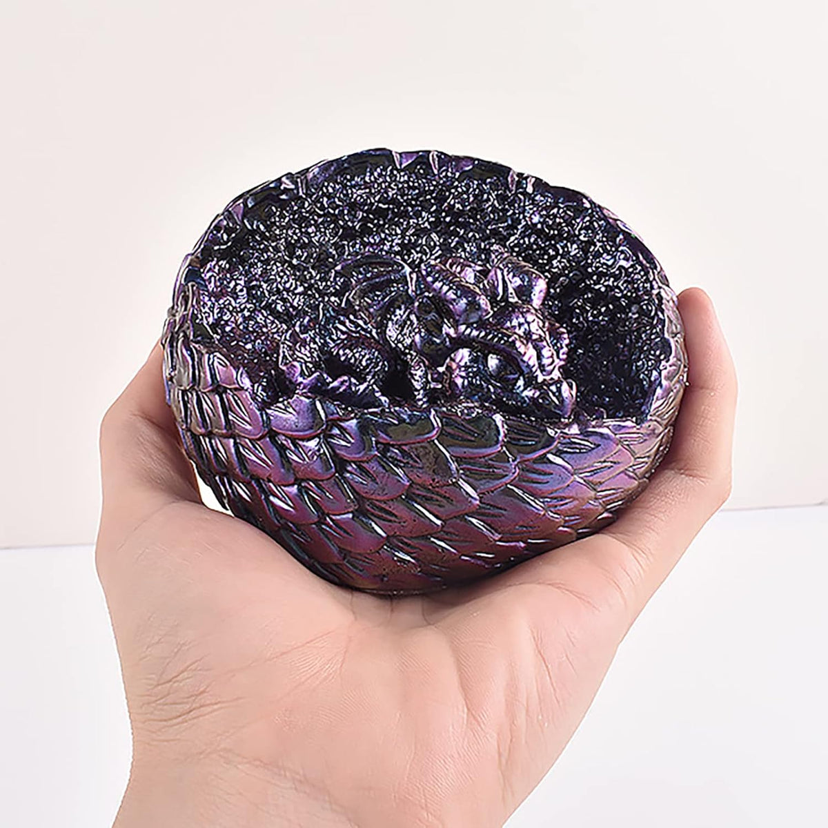 Horizontal Dragon Egg Mold Silicone Wave Spiral Candle Mold - Silicone Resin Casting Molds for Candle & Resin & Soap Craft Supplies