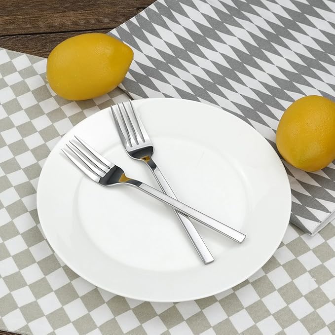 12-Piece Stainless Steel Dessert Forks Set