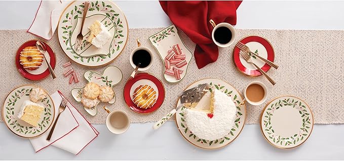 Lenox 146504000 Holiday Dinner Plate, Christmas Dinnerware