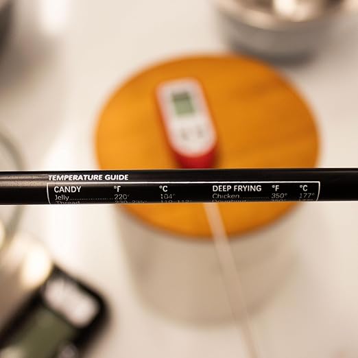 Escali DHC1 Digital Deep Fry Thermometer and Candy Thermometer with Pot Clip and Oil Temperature Gauge for Frying