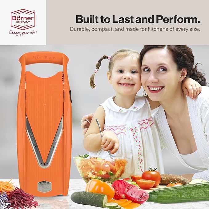 Swissmar Borner V Power Mandoline, V-7000, Orange