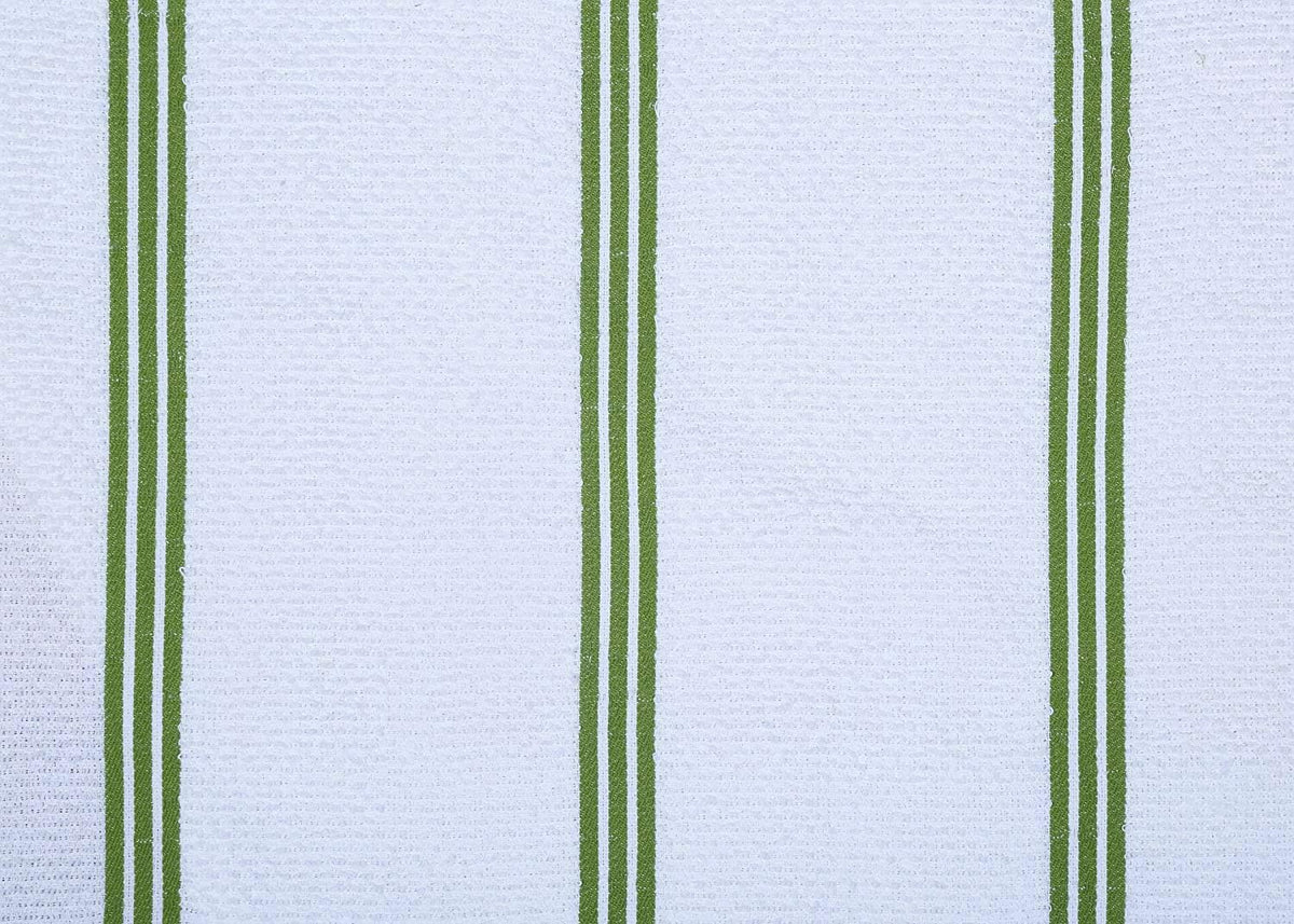 AMOUR INFINI Kitchen Towels Pack of 4 - Absorbent, Quick Drying Premium Cotton Tea Towel - Kitchen Linens 16x28 Inch Dish Towels with Hanging Loop (Green)