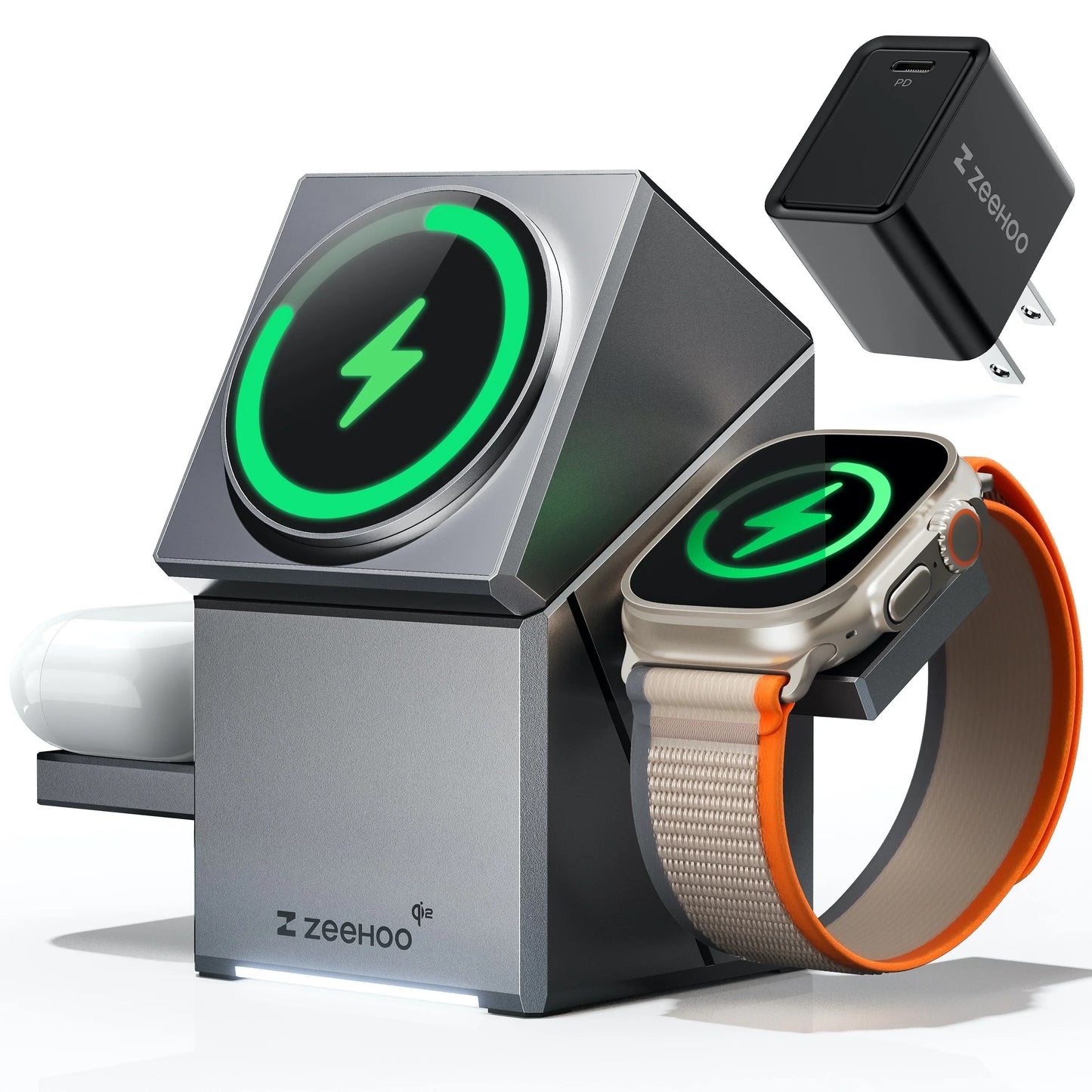 3-in-1 Rotatable Magnetic Charger