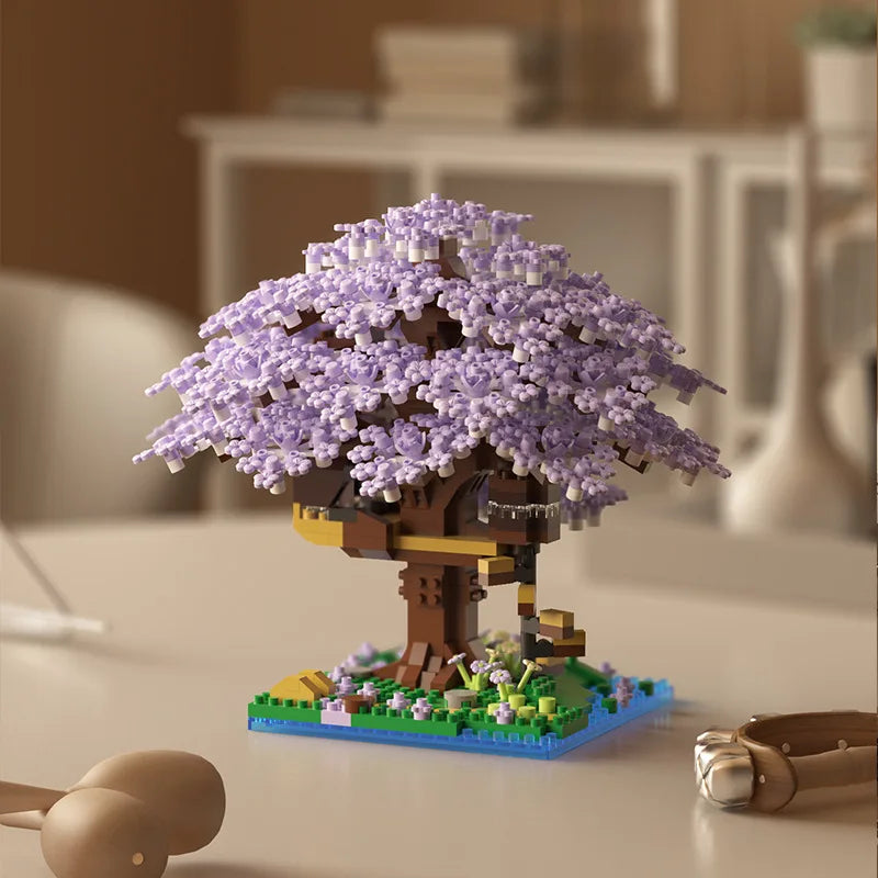 Pink Cherry Tree Building Blocks