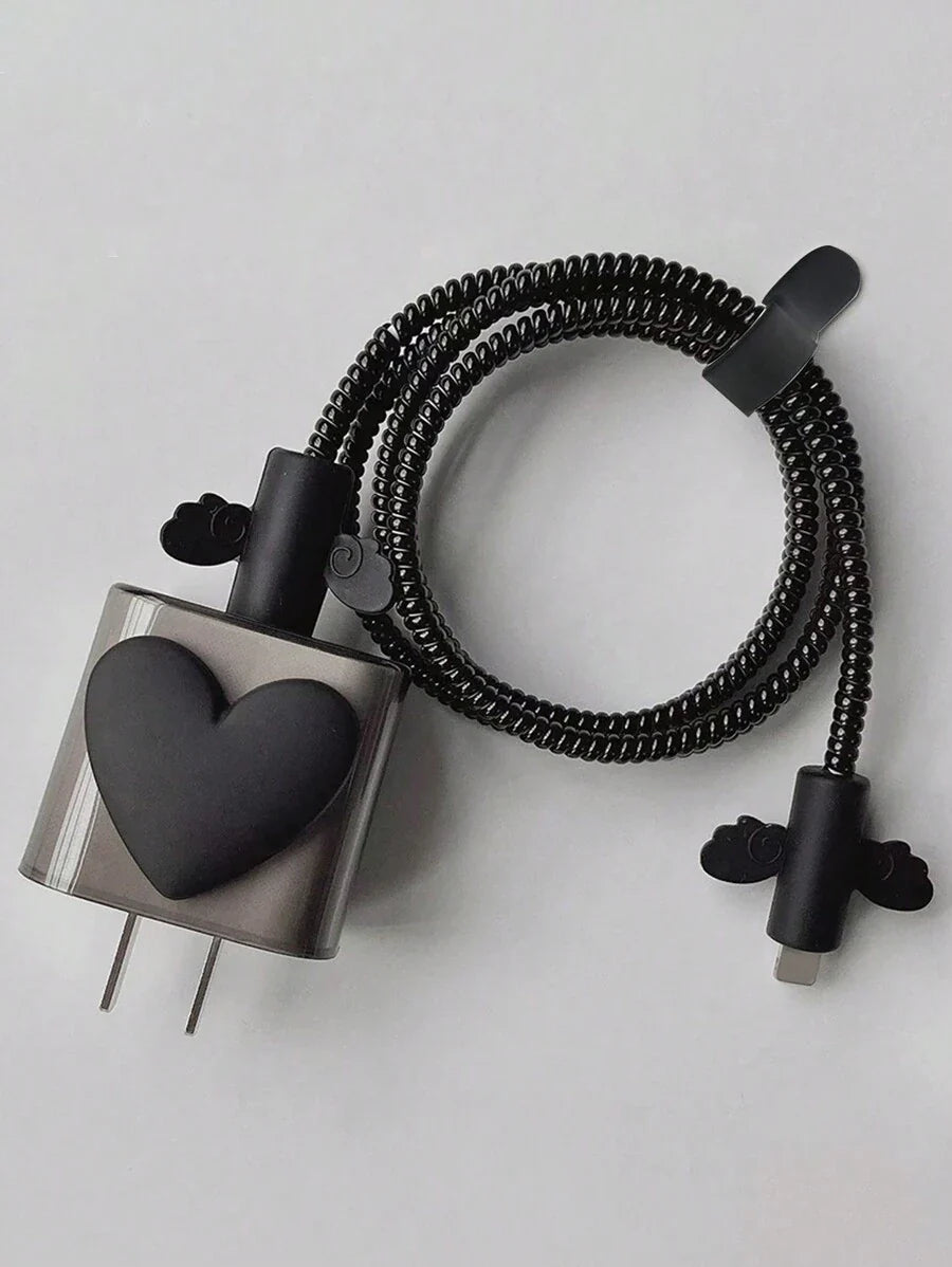 Cartoon Heart 1.5m Cable Winder