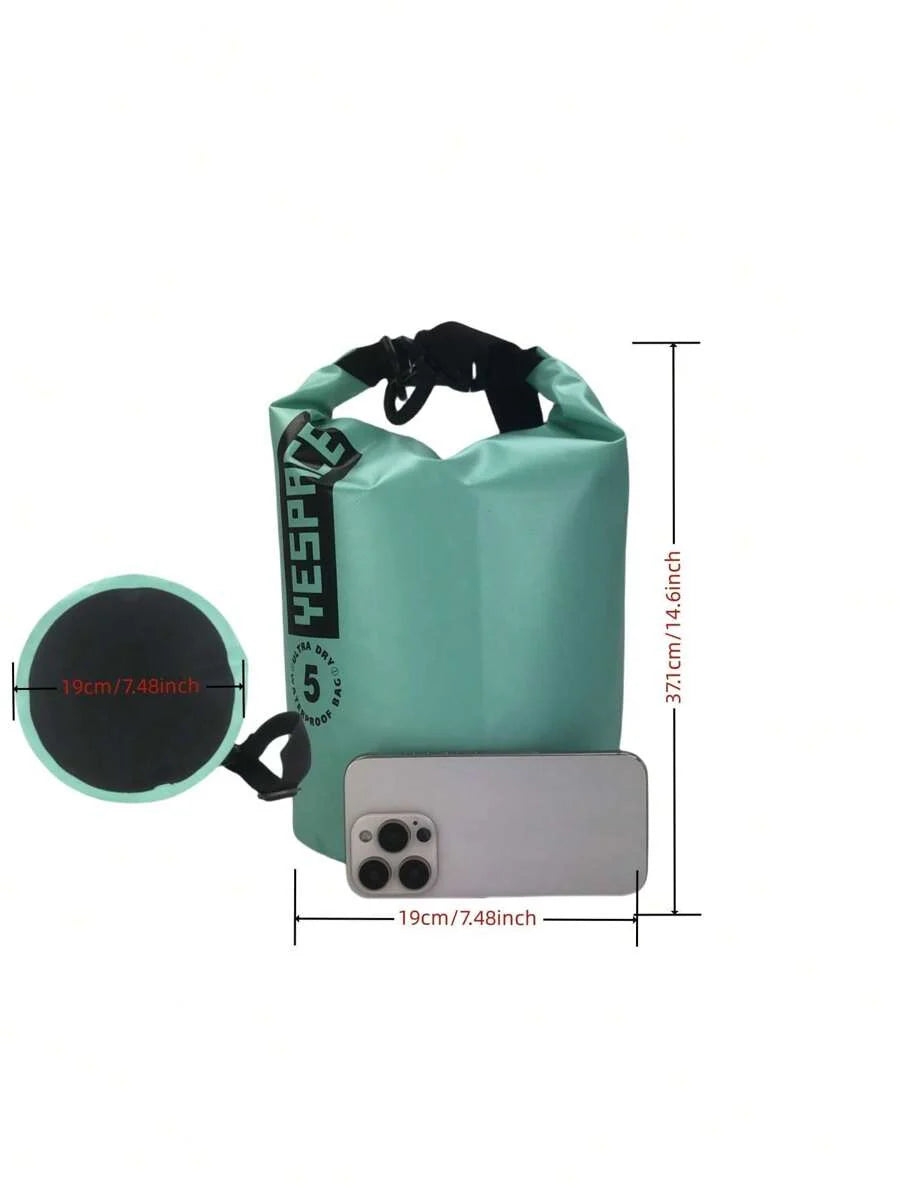 YESPACE Waterproof PVC Dry Bag Backpack With Mesh Pocket