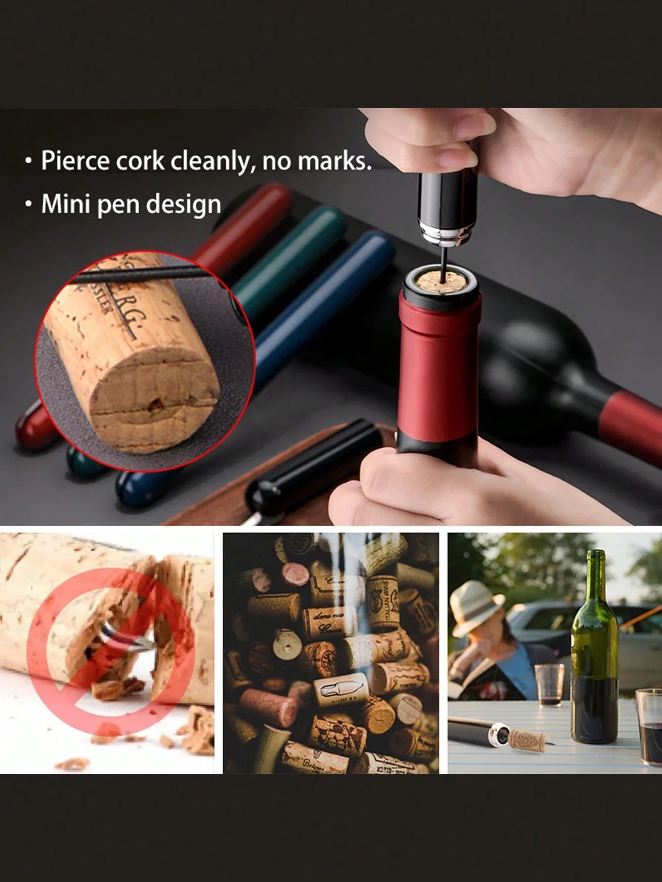 CLITON Air Pressure Wine Opener