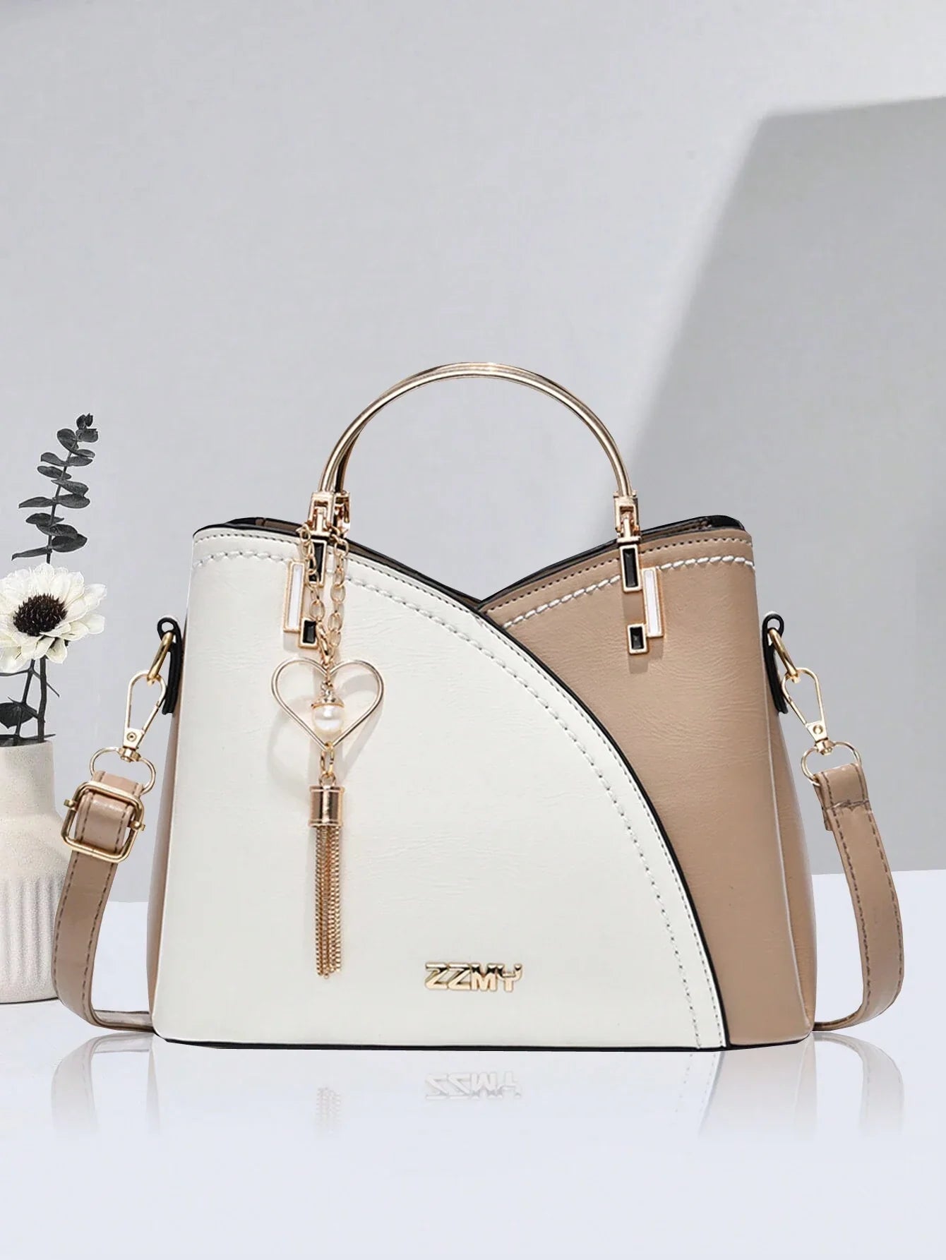 Colorful Heart-Shaped Crossbody Bag