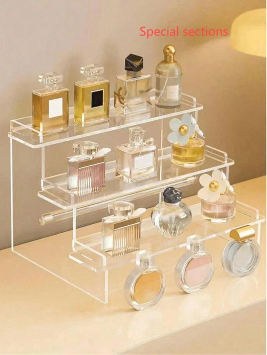1pc Acrylic Cosmetic Storage Rack