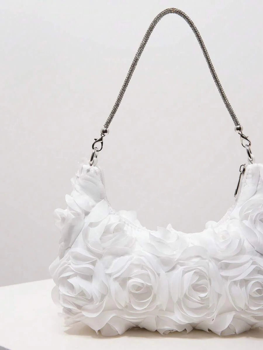 Random Pattern Shoulder Bag, Sequin Bag