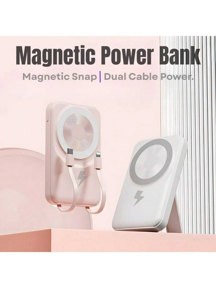 Latest Wireless Magnetic Battery Pack, 10000mAh Magnetic Power Bank
