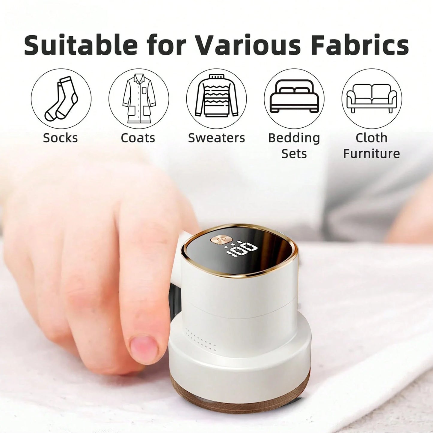 USB Rechargeable Fabric Lint Remover