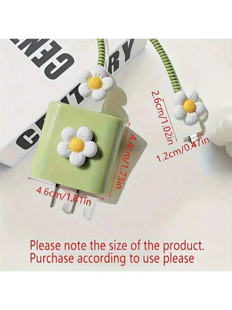 Minimalist Floral Charging Protector Case