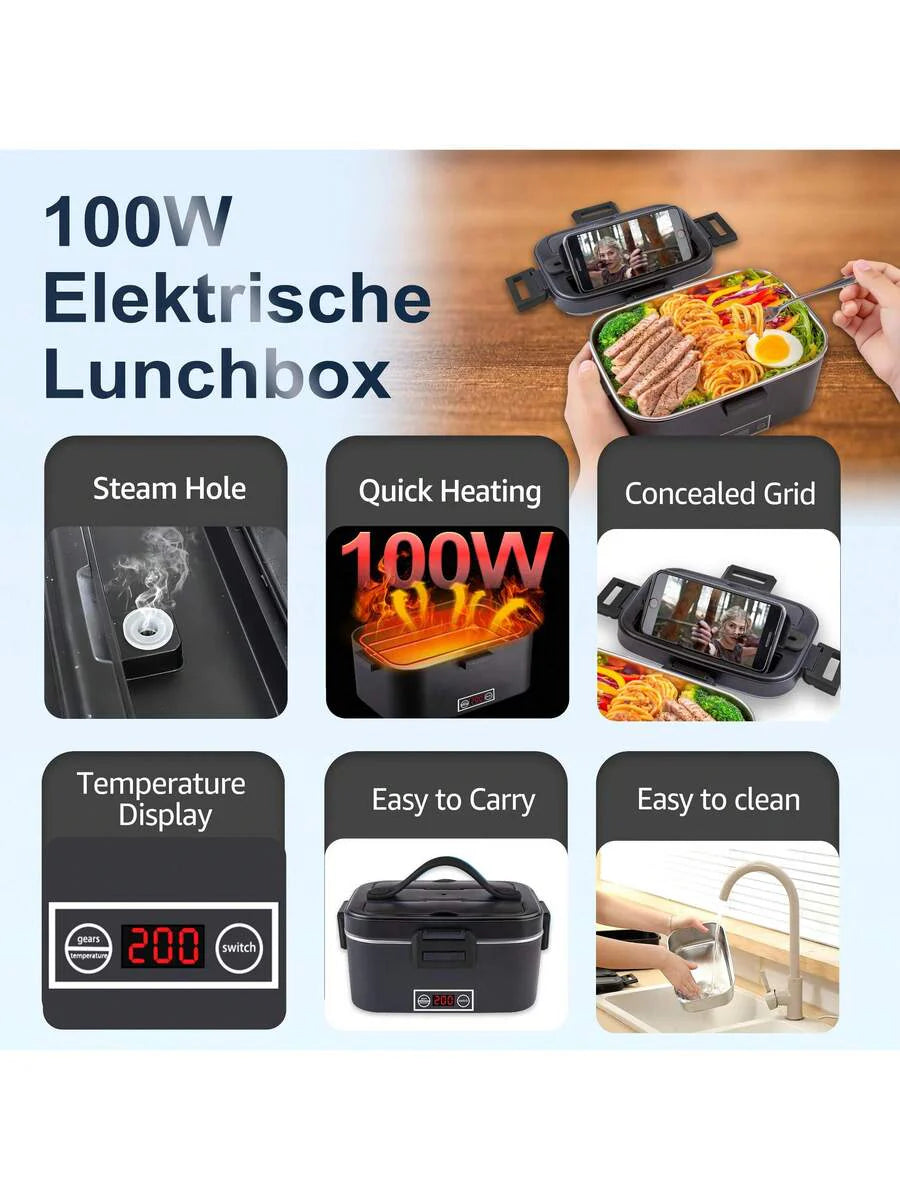 1.8L Electric Lunch Box With Digital Temperature Display