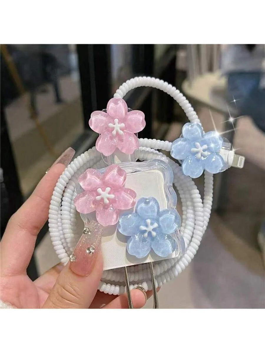 Minimalist Floral Charging Protector Case