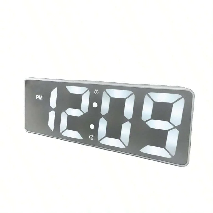 SOKANY 1pc Minimalist Mirror Alarm Clock