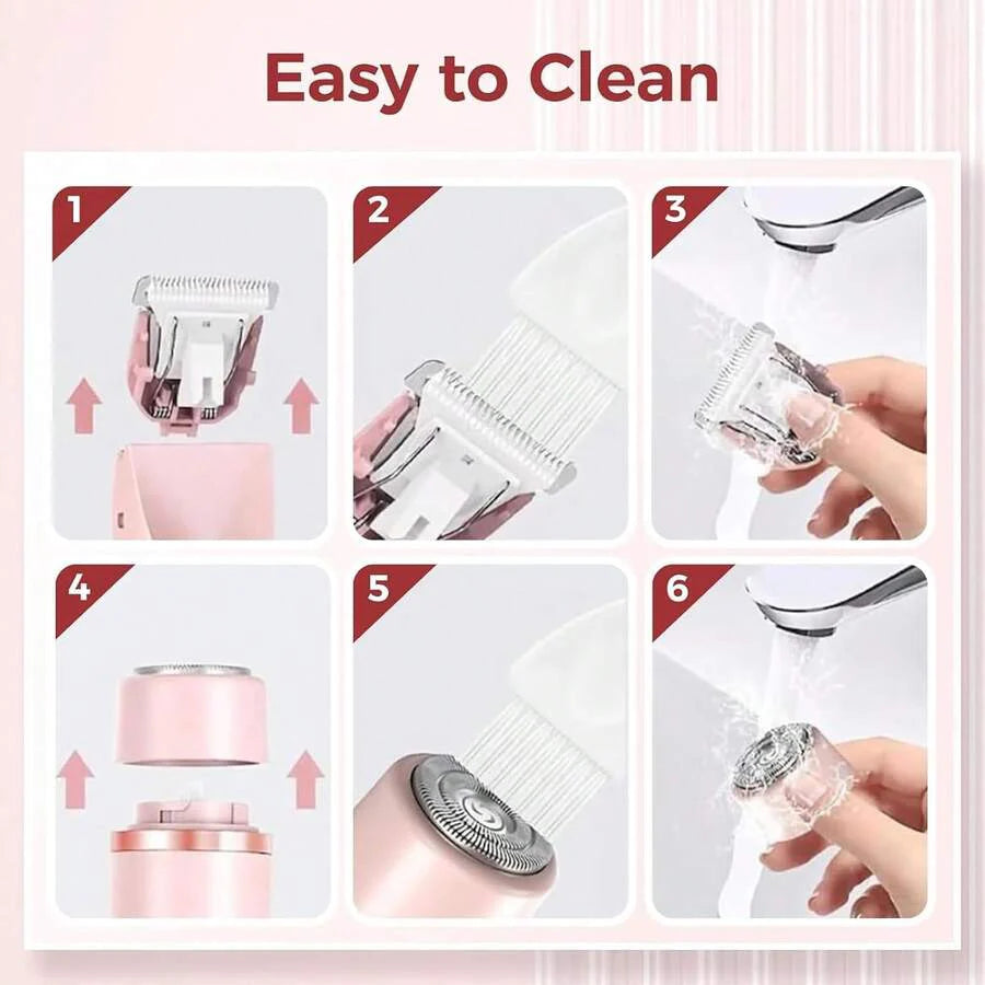 2 In 1 Women Electric Razor & Bikini Trimmer