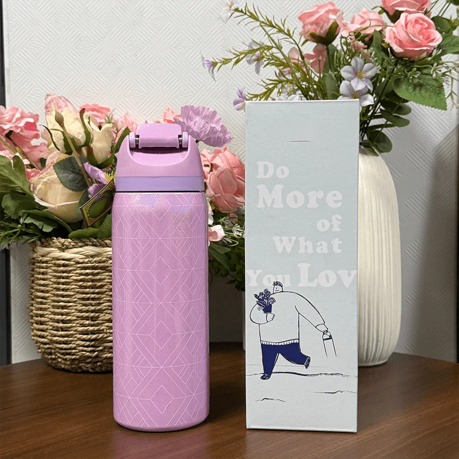 Owala Stainless Steel Water Bottle With Straw For Travel