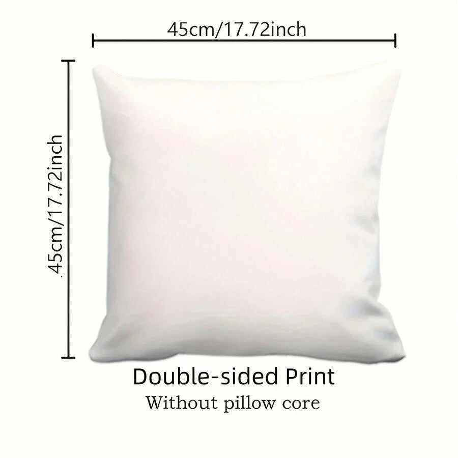 2pcs American Flag Waterproof Throw Pillow Cover Stars