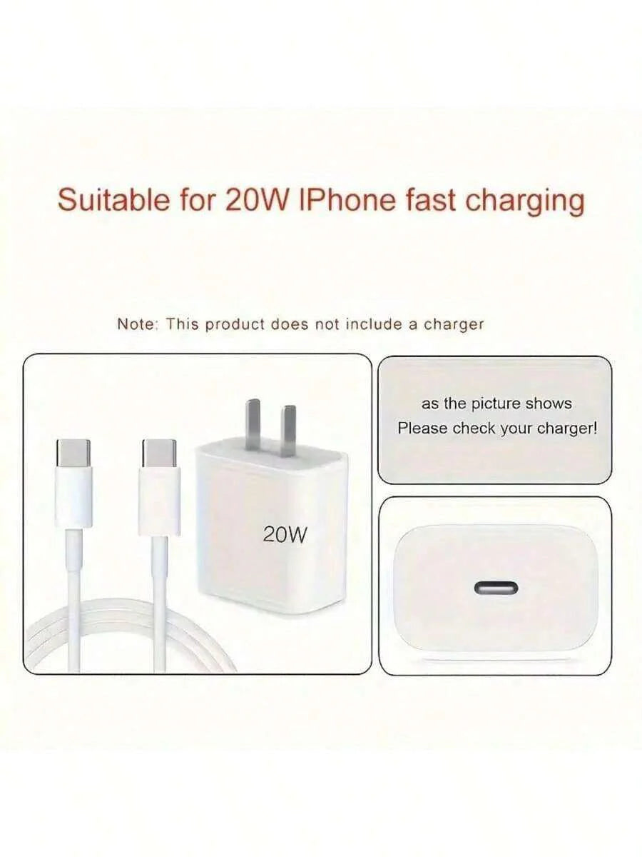 Pearl Design Charger Set, Includes Charging Cable Protector