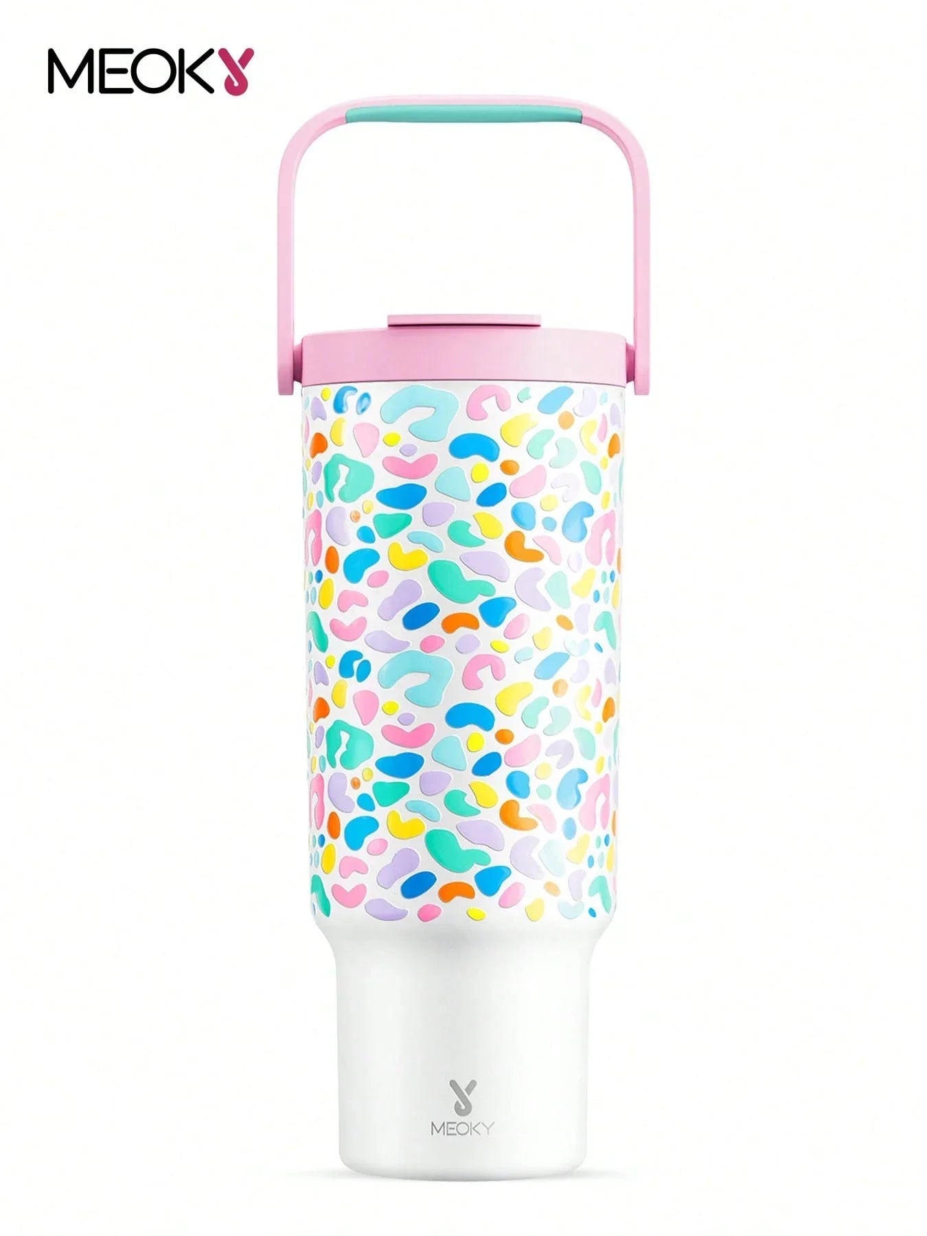 Meoky 40oz Insulated Handle Cup