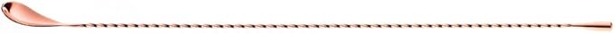 Barfly Teardrop Bar Spoon, End 19 5/8" (50 cm), Copper