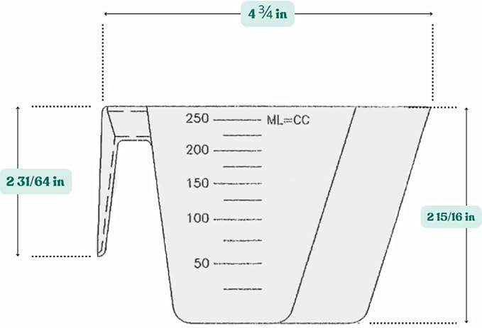 1 Cup (8 Oz. | 250 mL) Scoop for Measuring Coffee, Pet Food, Grains, Protein, Spices and Other Dry Goods (Pack of 1)