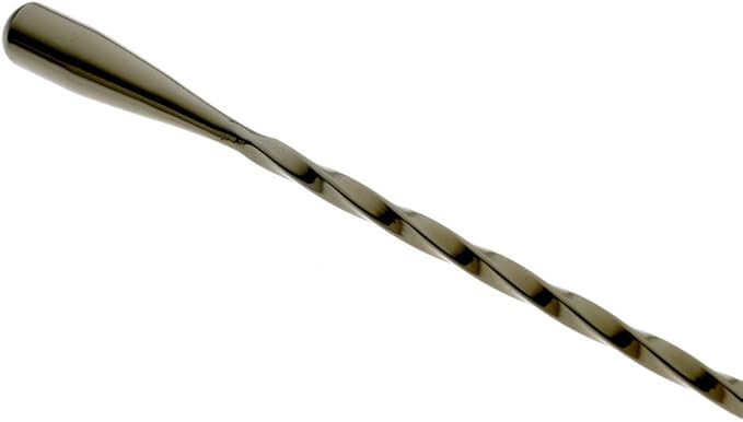 Barfly Bar Spoon, Teardrop End 19 5/8" (50.0 Cm), Gun Metal Black