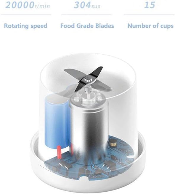 Dr.Boyd’s HEALTH portable miXer mini blender for Shakes and Smoothies- 12 oz Container, Magnetic Wireless charging, Rechargeable Battery, 50w Motor, Waterproof, Built in Safety Features