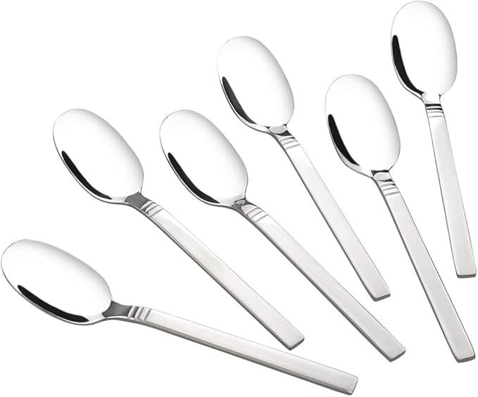 12-Piece Stainless Steel Coffee Spoons, Small Espresso Spoon, Mini Spoon