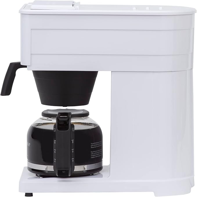 BUNN GRW Velocity Brew 10-Cup Home Coffee Brewer, White