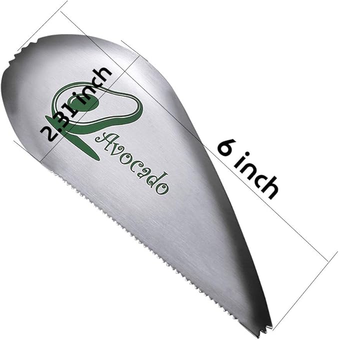 Avocado Slicer, Multifunction 3 in 1 Avocado Cutter, Premium Stainless Steel Slice, Pit and Scoop Avocados Safely and with Ease, Perfect for Avocado Toast and Guacamole