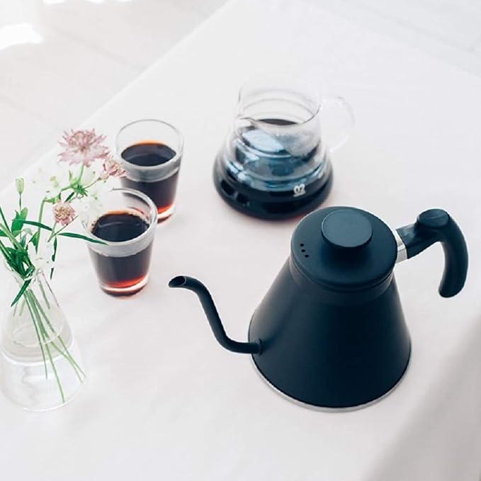 Hario V60 "Fit" Gooseneck Drip Kettle, 1200ml, Matte Black
