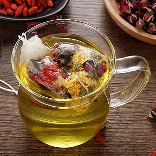 400pcs Disposable Tea Bags for Loose Leaf Tea, Biodegradable Tea Filter Bags with Drawstring, Corn Fiber Empty Tea Bags for Loose Leaf Tea