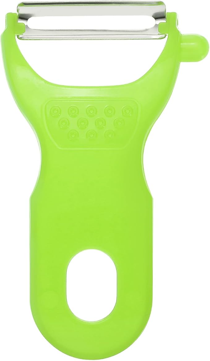 uxcell Vegetable Peeler Set, 4.5 Inch Stainless Steel Potato Peeler for Apple Fruits Green