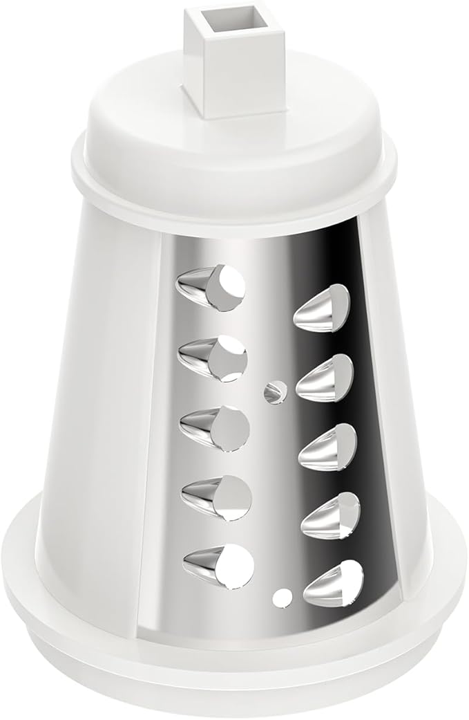 Shred Cone for Presto Regular Salad Shooter Models 02910 02980, Cheese Grater Replacement Parts for Shredding Cheese, Vegetables and Fruits (Square Plug)