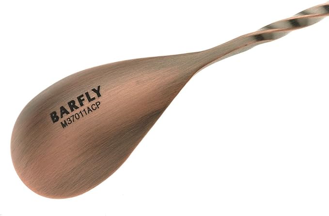 Barfly Bar Spoon, Japanese Style 17 1/8" (43.5 cm), Antique Copper