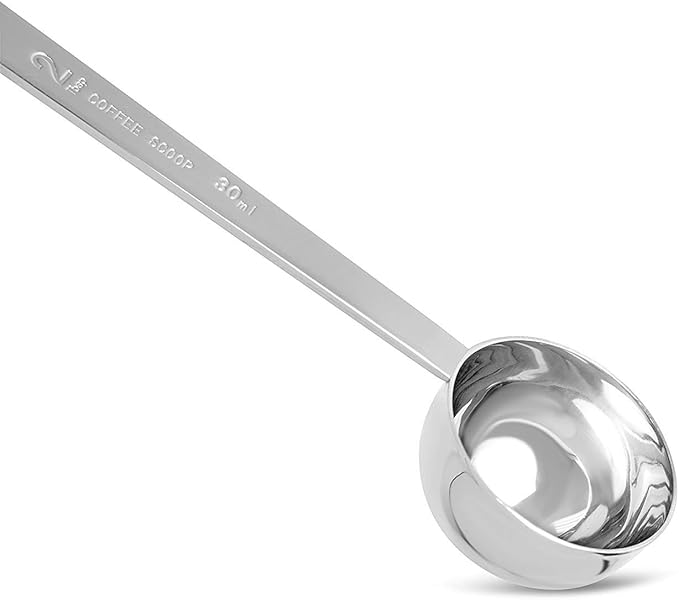 Coffee Scoop Stainless Steel Tablespoon long handled Spoons 2Tbs (30ML)
