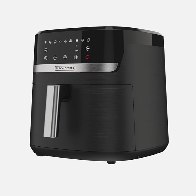 BLACK+DECKER Purifry 8QT Air Fryer, Crispy Deep Fried Taste without the Fat, Plus Bake, Dehydrate, and Keep Food Warm, Digital Touchscreen and Auto Shut-Off