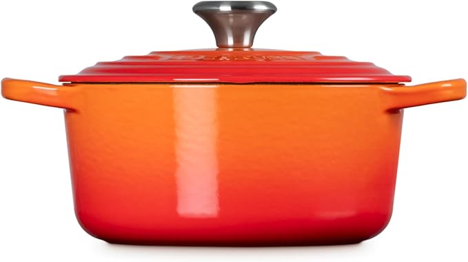 Le Creuset Enameled Cast Iron Signature Round Dutch Oven, 2 qt., Flame