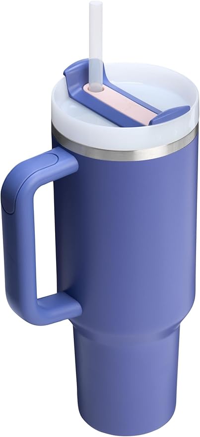 STANLEY Quencher H2.0 Tumbler with Handle and Straw 40 oz | Flowstate 3-Position Lid | Cup Holder Compatible for Travel | Insulated Stainless Steel Cup | BPA-Free | Exclusive Lupine