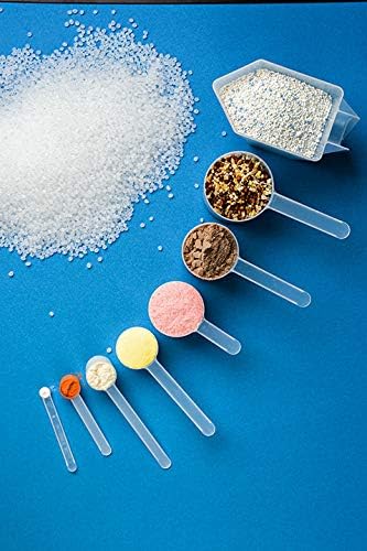 1/2 Tablespoon (1.5 Teaspoon | 7.5 mL) Long Handle Scoop for Measuring Coffee, Grains, Protein, Spices and Other Dry Goods (Pack of 100)