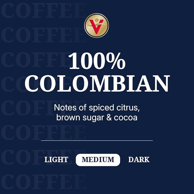 Victor Allen's Coffee 100% Colombian, Medium Roast, 42 Count, Single Serve Coffee Pods for Keurig K-Cup Brewers